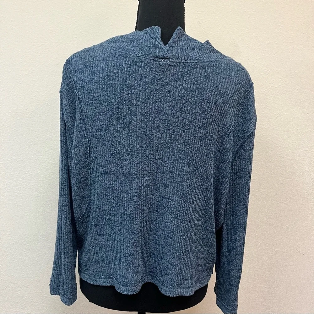 Free People Oversized 3/4 Sleeve Cozy Sweater Top Size Large